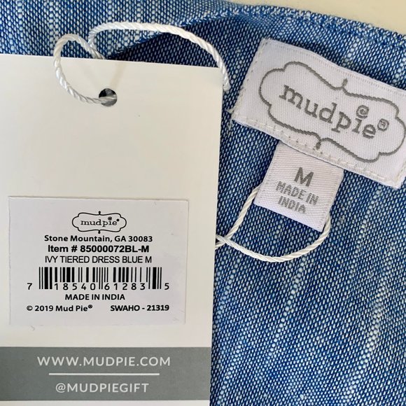 Mud Pie Women Ivy Tiered Dress NEW w/tags - Picture 4 of 4